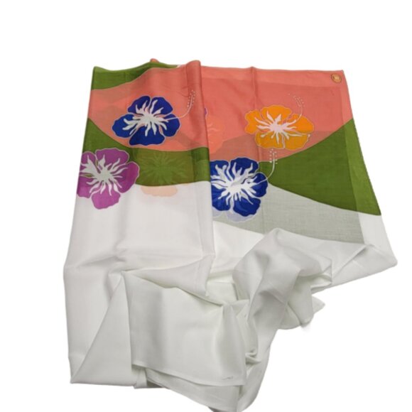 Womens Sarong Cotton Wrap, Handpainted Batik Wrapskirt Beach Pareo Beachwear-NEW - Picture 7 of 8